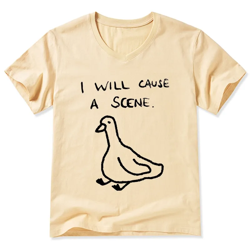 Tokyo-Tiger Stupid Goose Funny Japan Retro V-Neck Classic T-Shirt