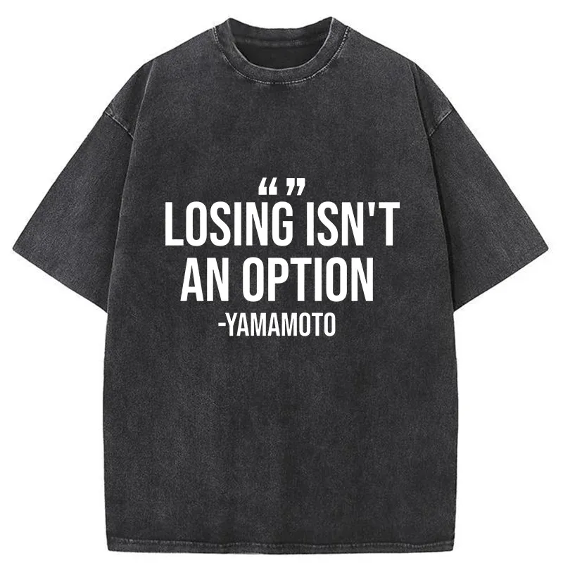 Tokyo-Tiger Baseball Quotes Washed T-Shirt Sale