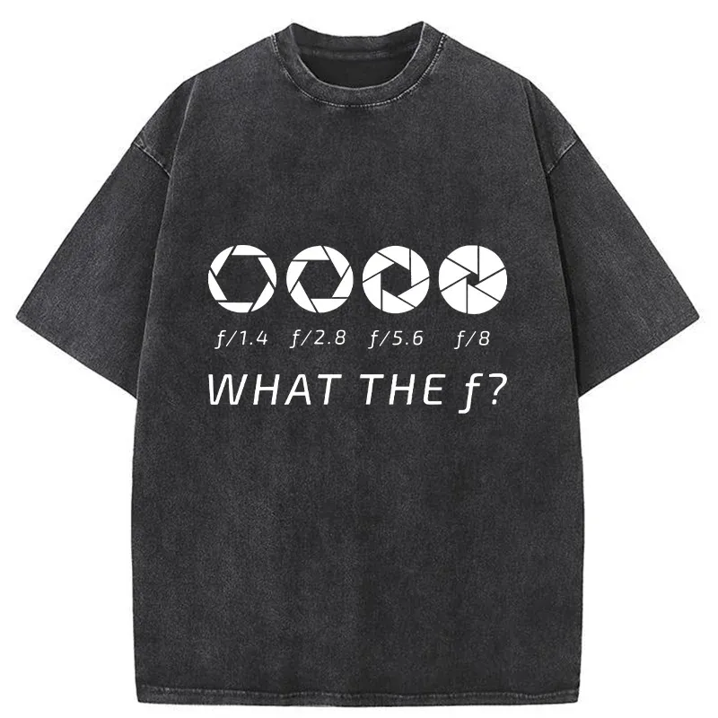 Tokyo-Tiger Aperture f-stop Funny Washed T-Shirt Sale