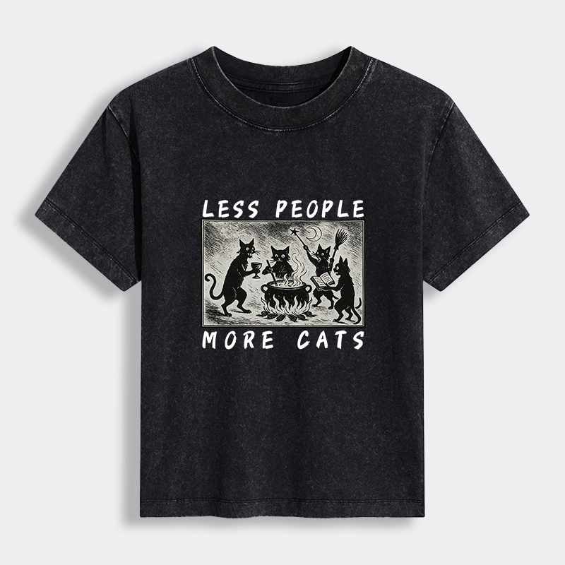 Tokyo-Tiger Cat Sacrifice Ceremony Women's Washed T-shirt