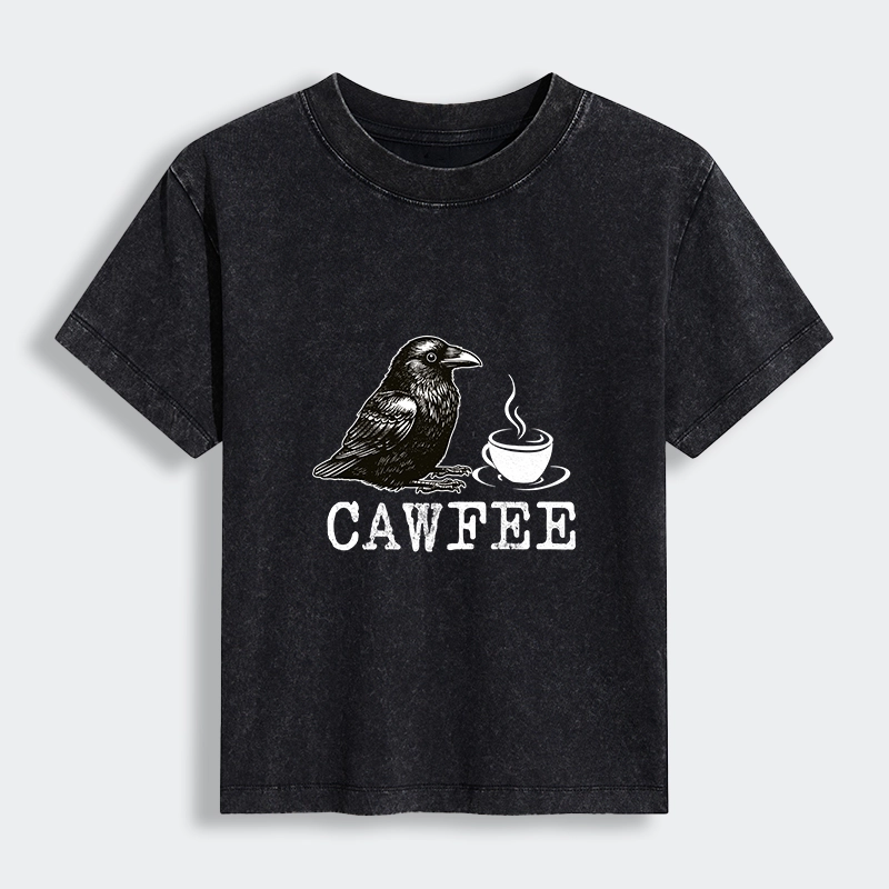 Tokyo-Tiger Cawfee Funny Japan Meme Women's Washed T-shirt