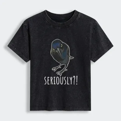 Tokyo-Tiger Raven's Question Women's Washed T-shirt