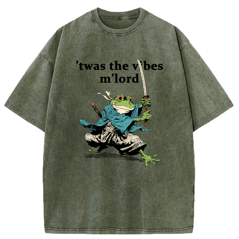 Tokyo-Tiger The Frog Samurai Washed T-Shirt