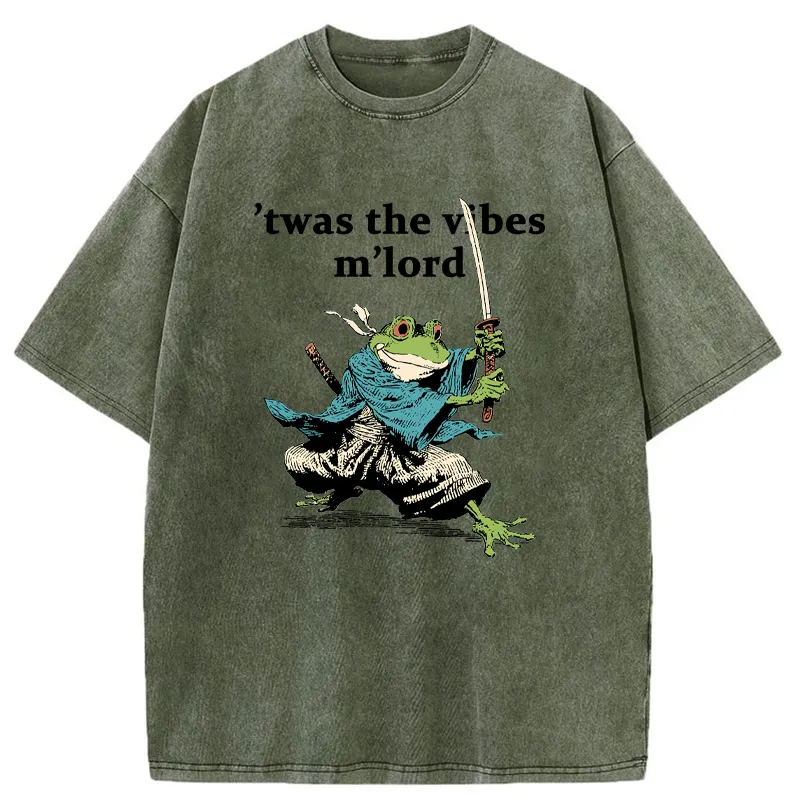 Tokyo-Tiger The Frog Samurai Washed T-Shirt