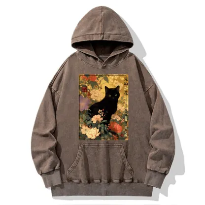 Tokyo-Tiger Reality Is Not As Beautiful As Imagination Washed Hoodie