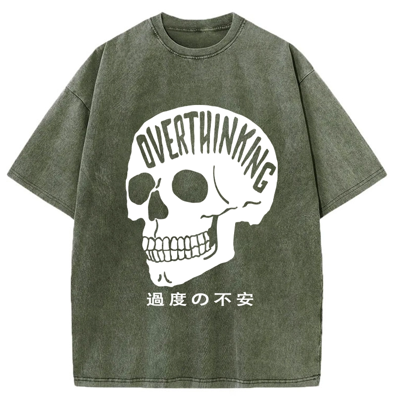 Tokyo-Tiger Excessive Anxiety Washed T-Shirt