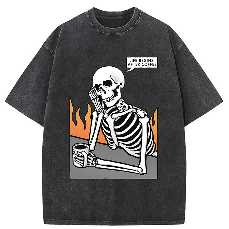 Tokyo-Tiger Coffee Is The Preferred Choice Washed T-Shirt