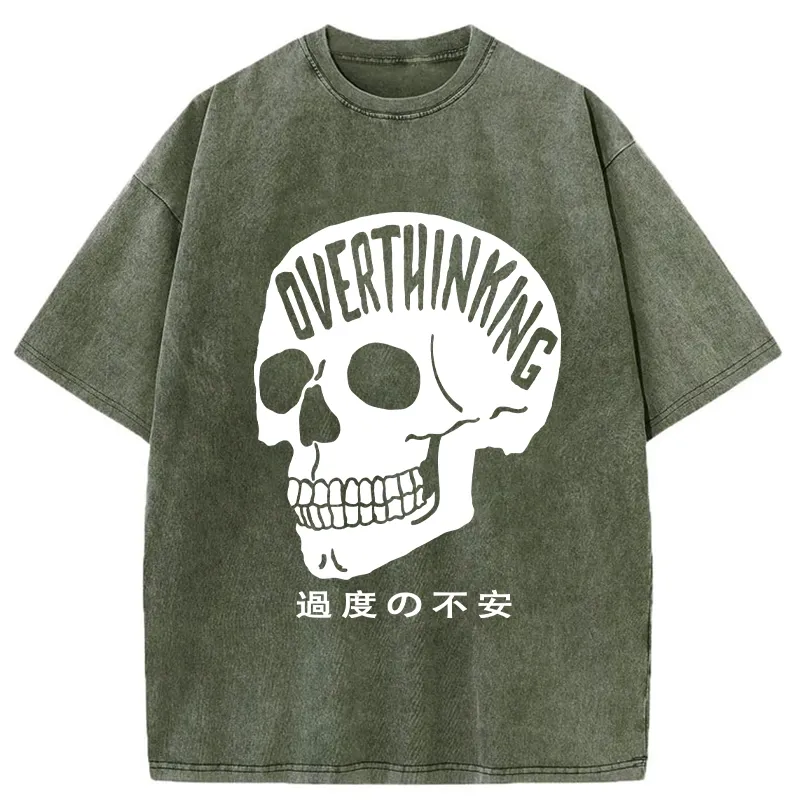 Tokyo-Tiger Excessive Anxiety Washed T-Shirt