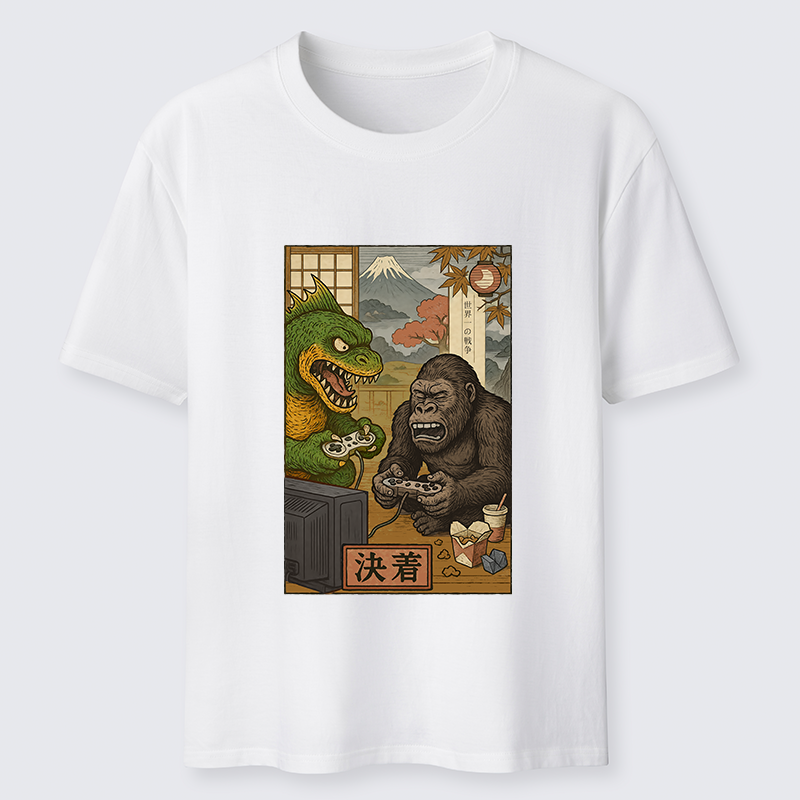 Tokyo-Tiger Monsters Play Games Classic T-Shirt