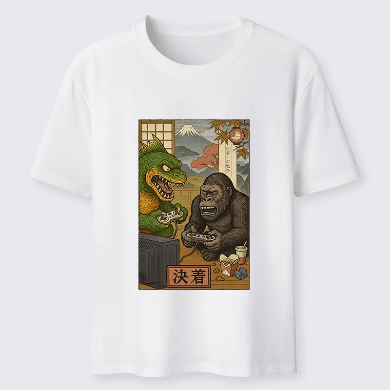 Tokyo-Tiger Monsters Play Games Classic T-Shirt
