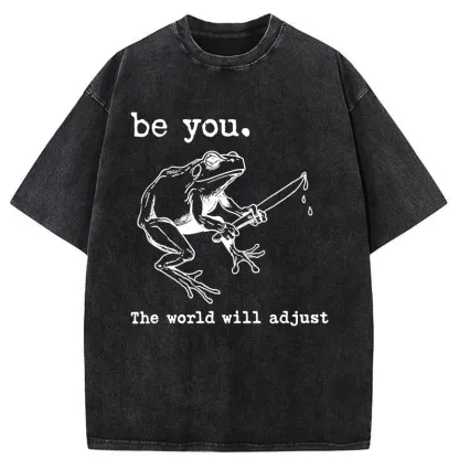 Tokyo-Tiger Be Yourself Washed T-Shirt