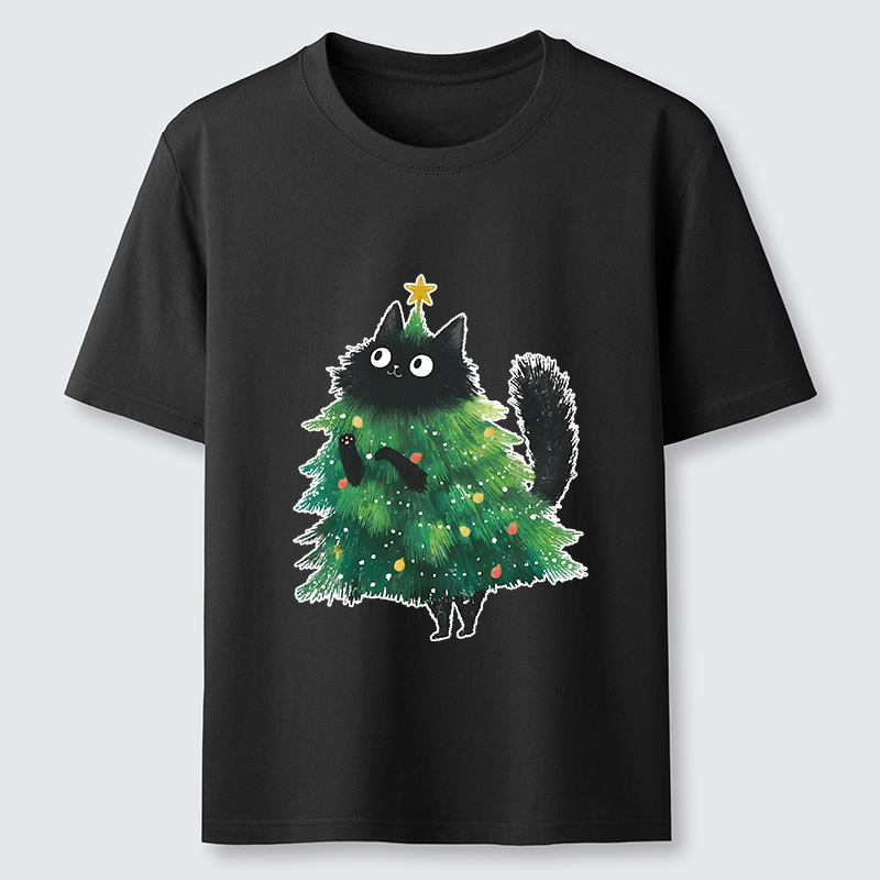 Tokyo-Tiger Christmas Tree Cat Japan Classic T-Shirt