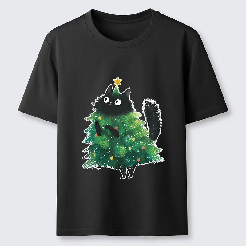 Tokyo-Tiger Christmas Tree Cat Japan Classic T-Shirt
