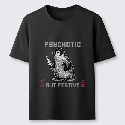 Tokyo-Tiger Overstimulated but Festive Christmas Classic T-Shirt