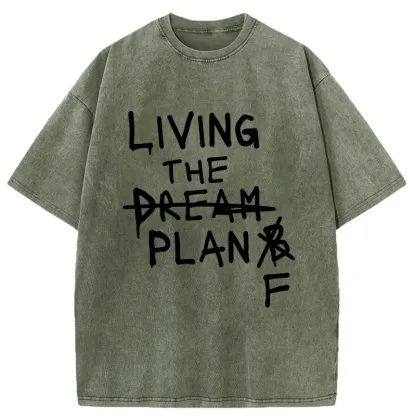 Tokyo-Tiger Dream Fails Adopt Plan F Washed T-Shirt