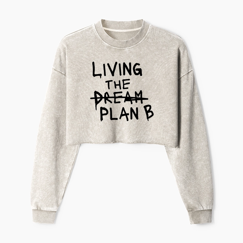 Tokyo-Tiger Implement Plan B Washed Crop Sweatshirt