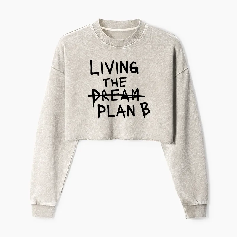 Tokyo-Tiger Implement Plan B Washed Crop Sweatshirt