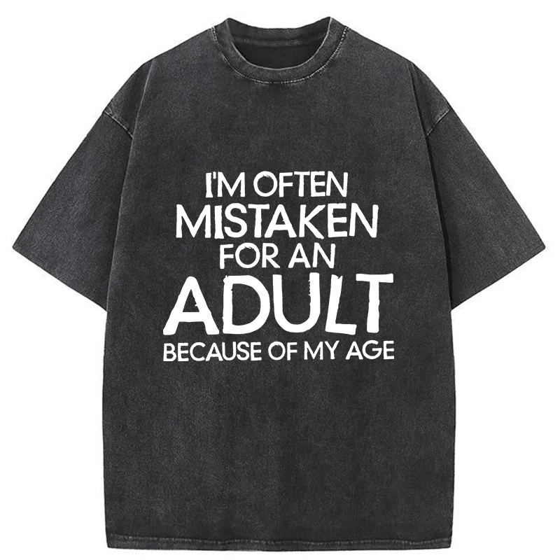 Tokyo-Tiger Old In Age But Young At Heart Washed T-Shirt