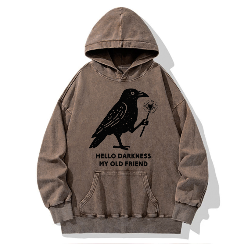 Tokyo-Tiger My Old Friend The Crow Washed Hoodie