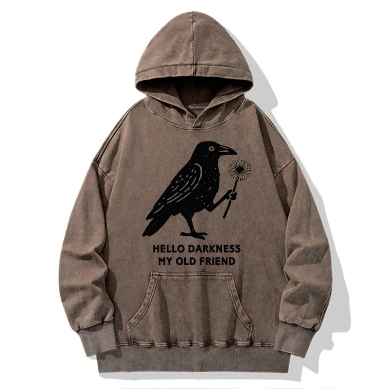 Tokyo-Tiger My Old Friend The Crow Washed Hoodie
