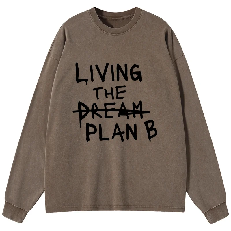 Tokyo-Tiger Implement Plan B Washed Long Sleeve T-Shirt