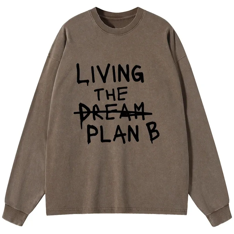 Tokyo-Tiger Implement Plan B Washed Long Sleeve T-Shirt