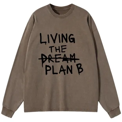 Tokyo-Tiger Implement Plan B Washed Long Sleeve T-Shirt