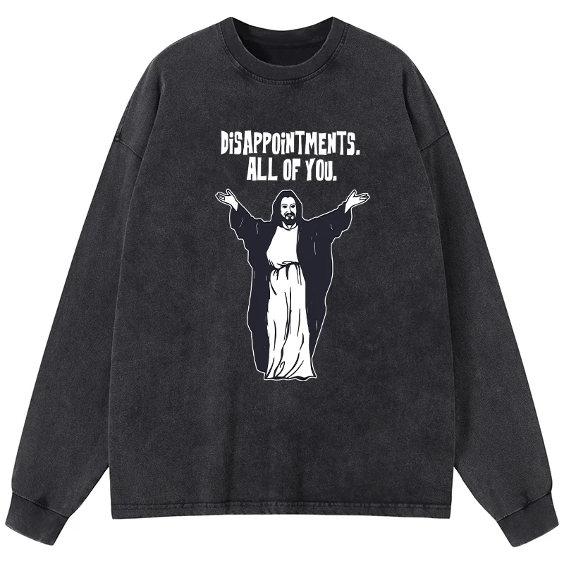 Tokyo-Tiger God Gives Disappointment Washed Long Sleeve T-Shirt