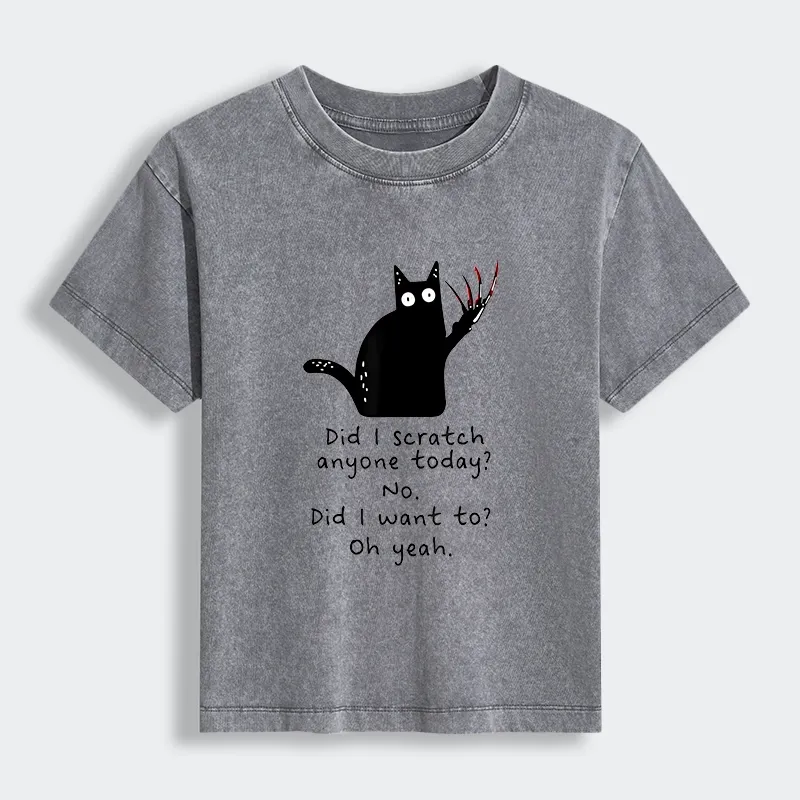 Tokyo-Tiger Cats With Sharp Claws Women's Washed T-shirt