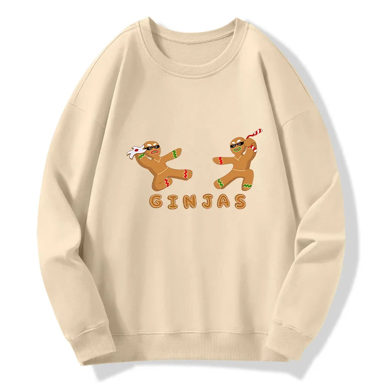 Tokyo-Tiger Gingerbread Ninja Classic Sweatshirt