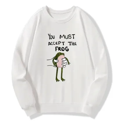 Tokyo-Tiger Accept This Frog Classic Sweatshirt