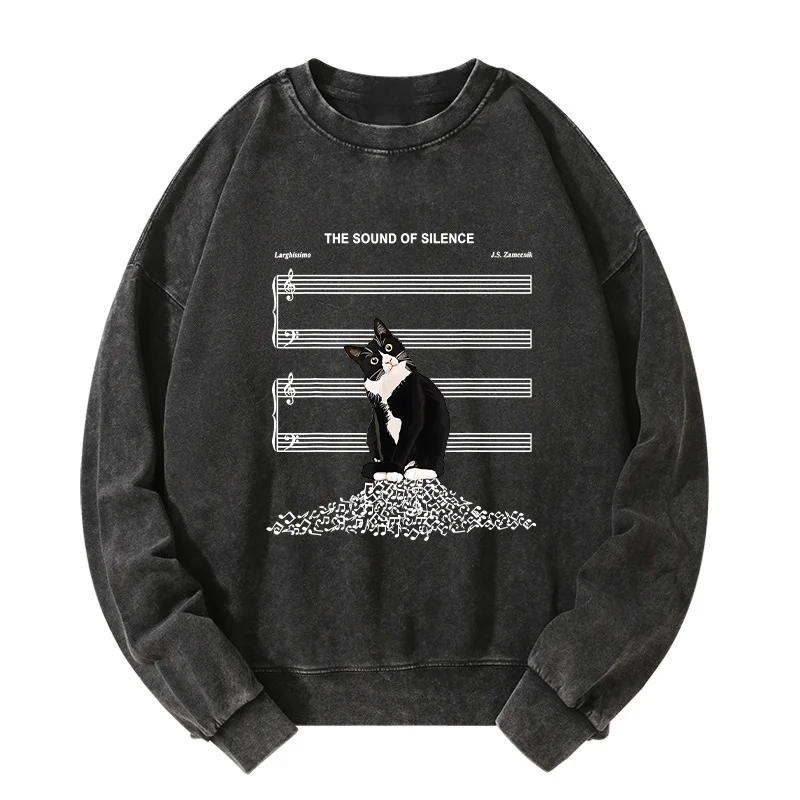 Tokyo-Tiger The Sound Of Silence Washed Sweatshirt