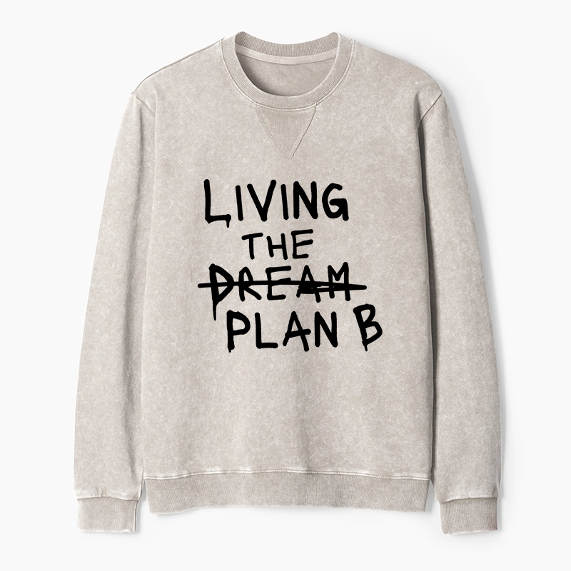 Tokyo-Tiger Implement Plan B Washed Terry Sweatshirt