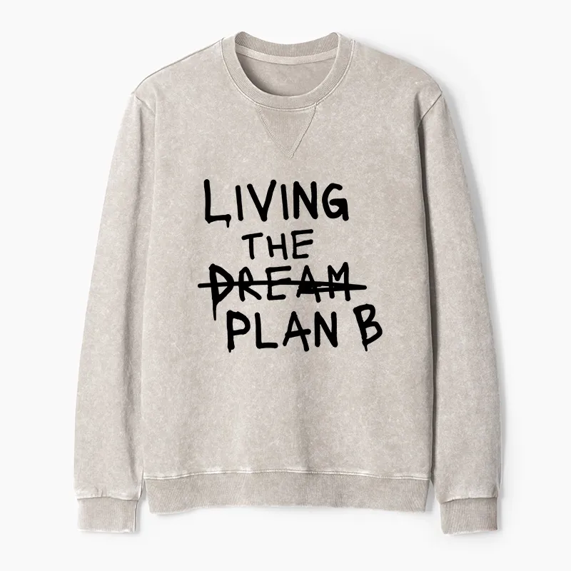Tokyo-Tiger Implement Plan B Washed Terry Sweatshirt