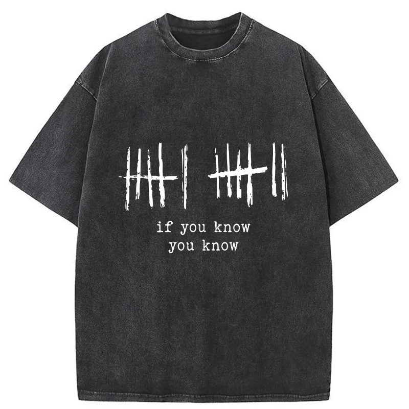 Tokyo-Tiger If You Know You Know Washed T-Shirt