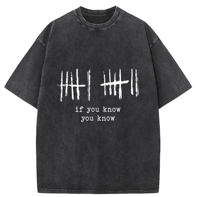 Tokyo-Tiger If You Know You Know Washed T-Shirt