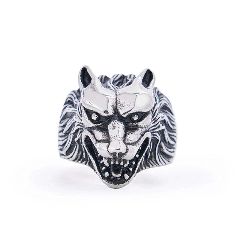 Tokyo-Tiger Everwild Courage Wolf Ring