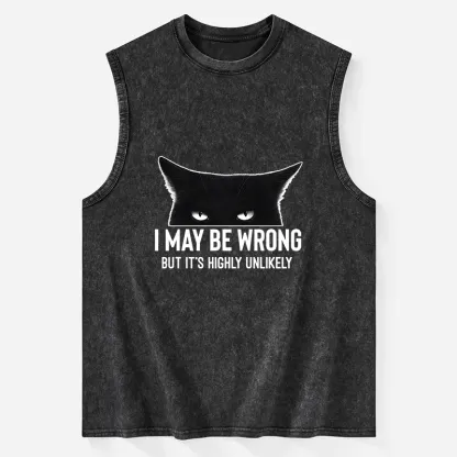 Tokyo-Tiger Cat Can Do No Wrong Washed Tank