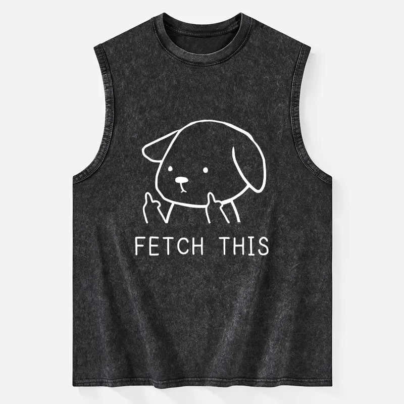 Tokyo-Tiger Fetch This Dog Washed Tank