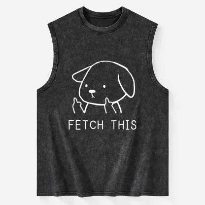 Tokyo-Tiger Fetch This Dog Washed Tank