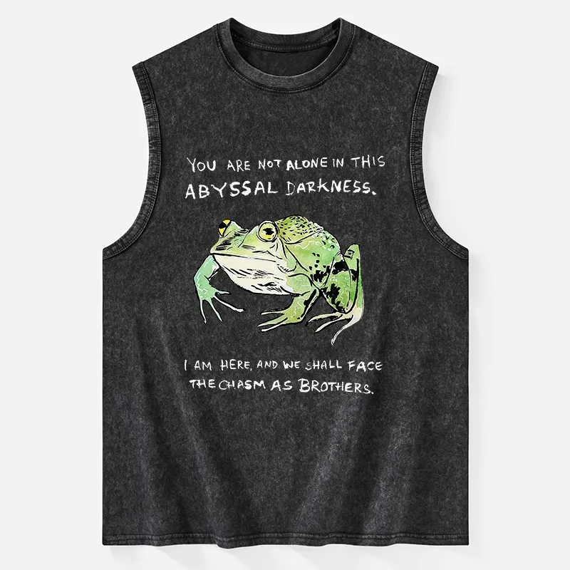 Tokyo-Tiger Support Your Frog Friends Washed Tank