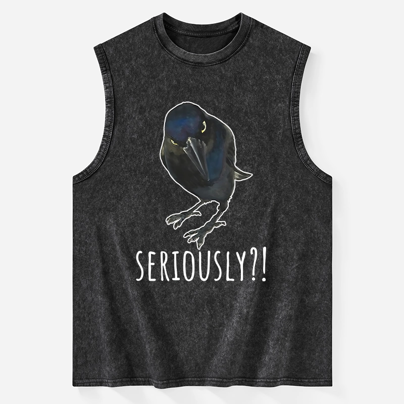 Tokyo-Tiger Raven's Question Washed Tank