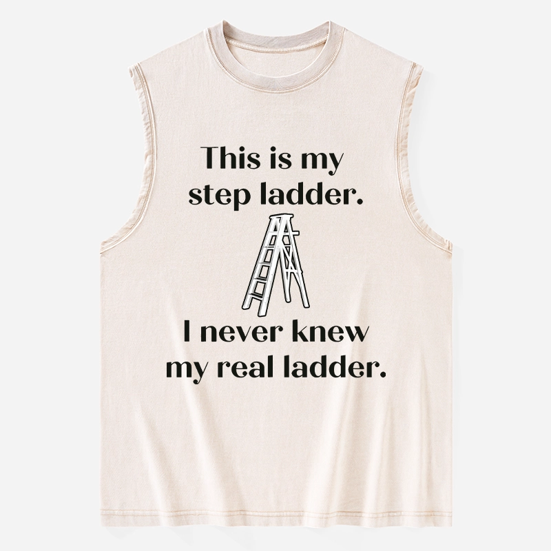 Tokyo-Tiger A Real Ladder Funny Washed Tank