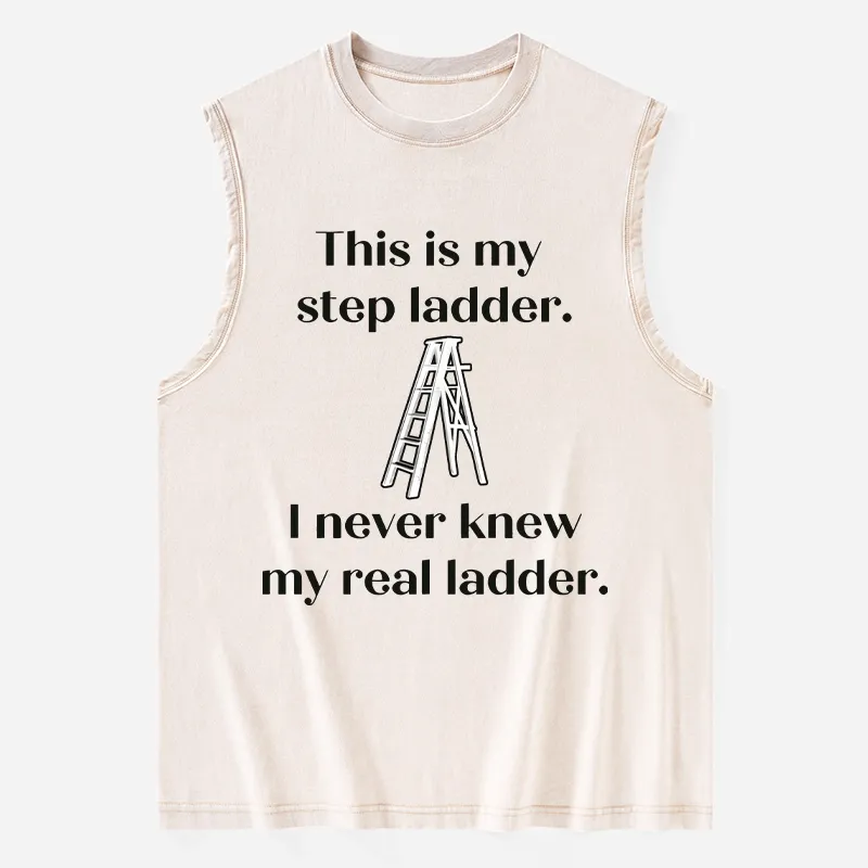 Tokyo-Tiger A Real Ladder Funny Washed Tank