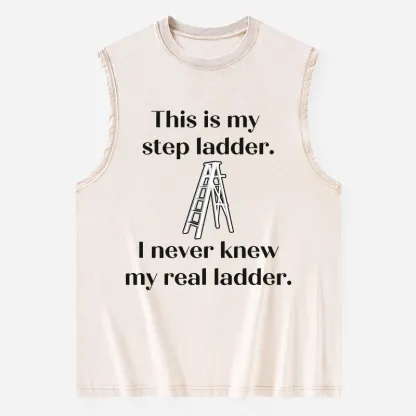 Tokyo-Tiger A Real Ladder Funny Washed Tank