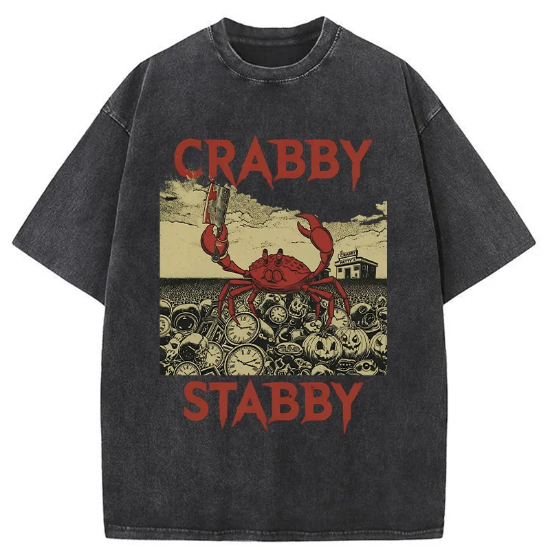 Tokyo-Tiger Angry Crab Washed T-Shirt