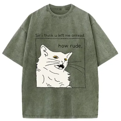 Tokyo-Tiger Cat That Condemn Humans Washed T-Shirt