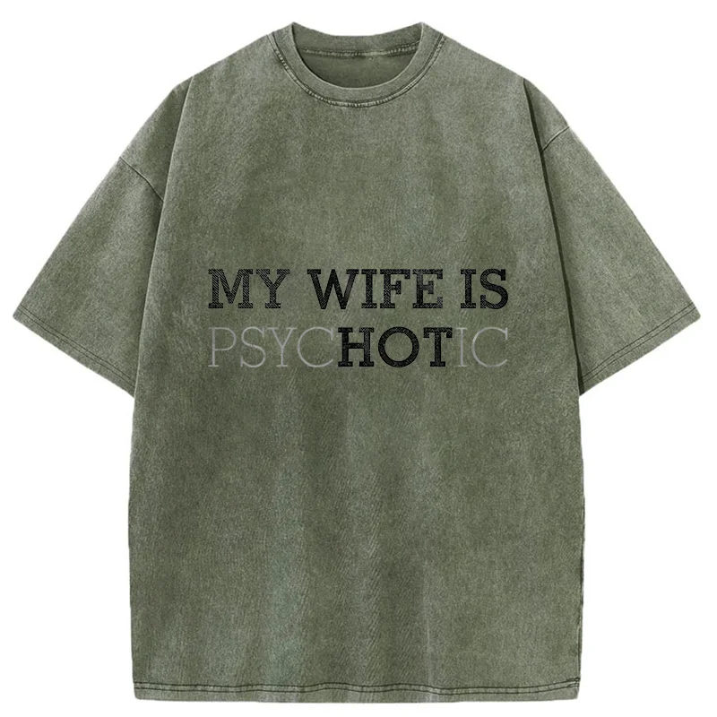 Tokyo-Tiger My Wife Is Hot Washed T-Shirt