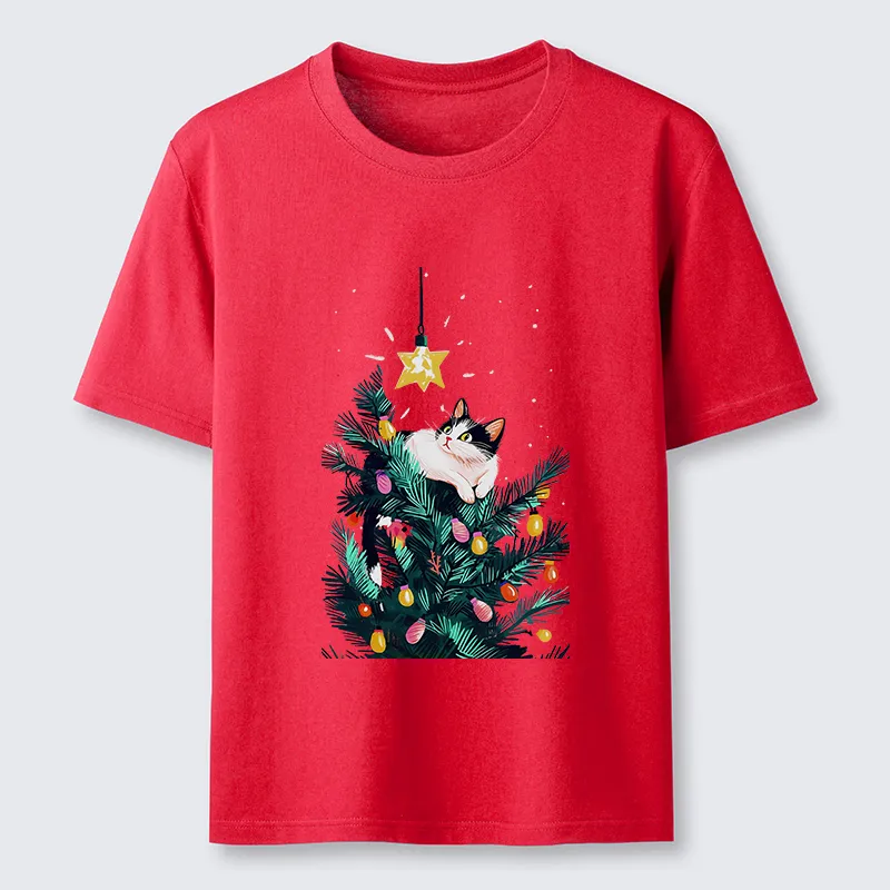 Tokyo-Tiger Cute Christmas Cat Japan Classic T-Shirt