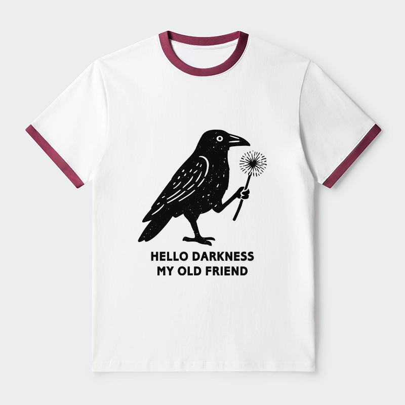 [Copy]Tokyo-Tiger Which One Should I Wear Today Contrast Trim T-Shirt